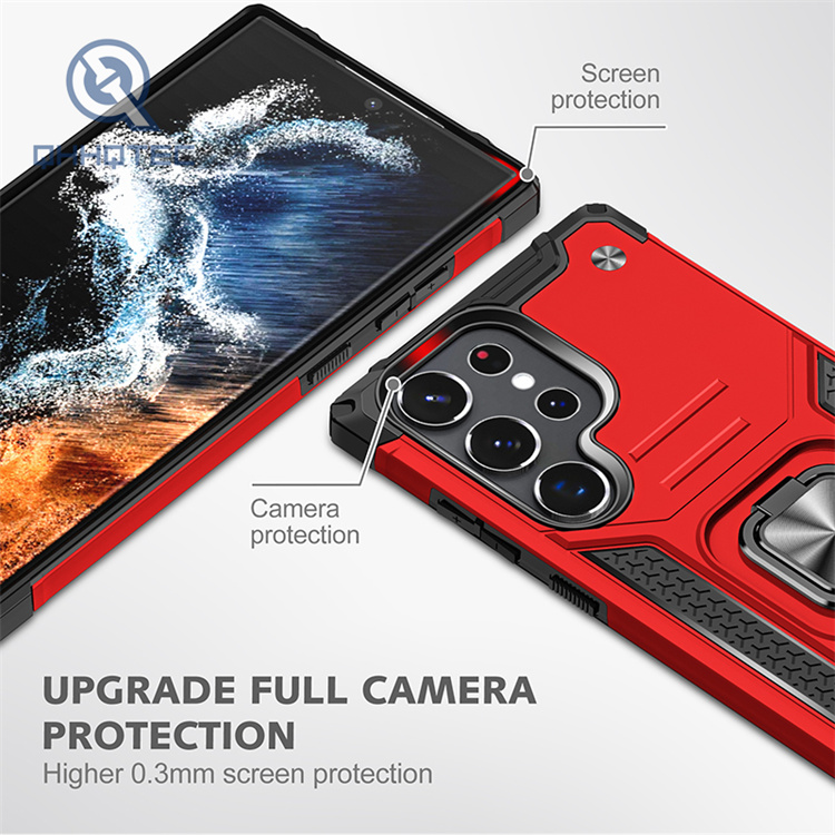 anti drop and shockproof good quality mobile phone case with stand for s25 ultra 5g