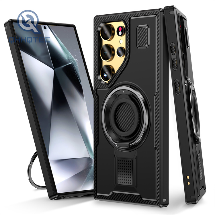 high end luxury phone case with stand s24 ultra