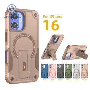 magnetic bracket cool phone case iphone 16 pro max
