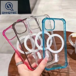 high transparent color magsafe case with box package (复制)
