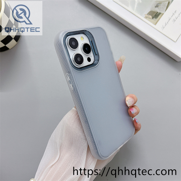 transparent dyed high end luxury tpu+pc material three in one mobile phone case