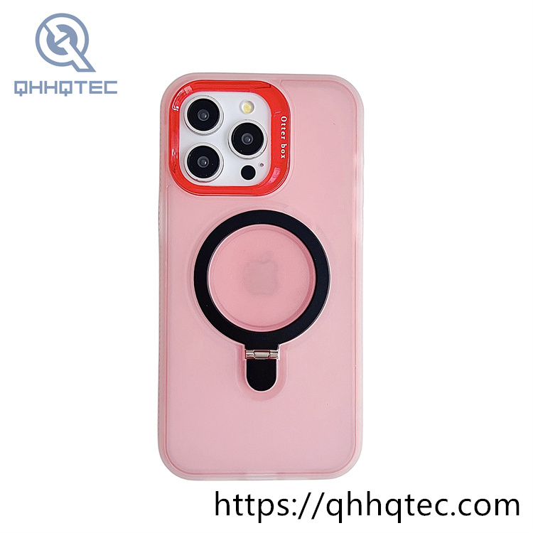 high end luxury transparent dyed three in one magnetic mobile phone case for iphone 16