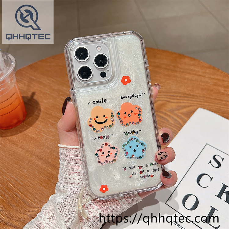 plaid diamonds 2 in 1 glitter case (复制)