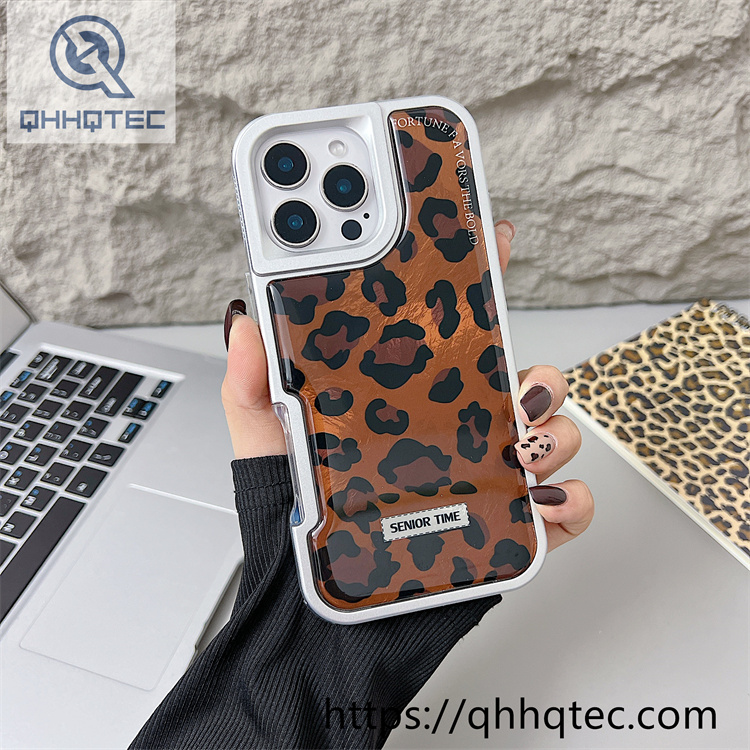 leopard 2 in 1 bright dripping case