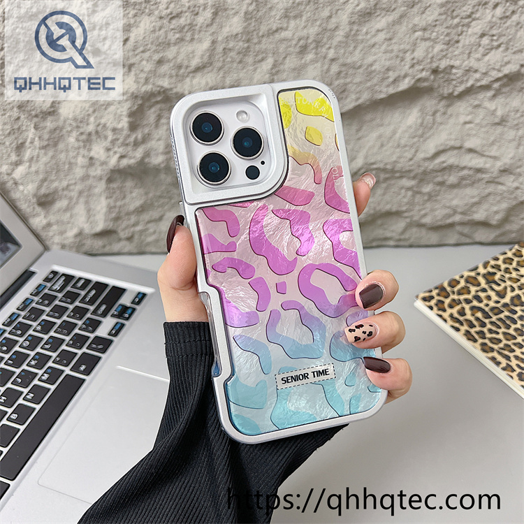 leopard 2 in 1 bright dripping case