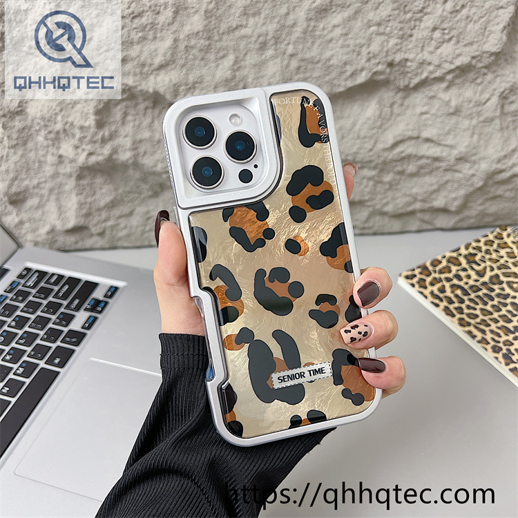 leopard 2 in 1 bright dripping case