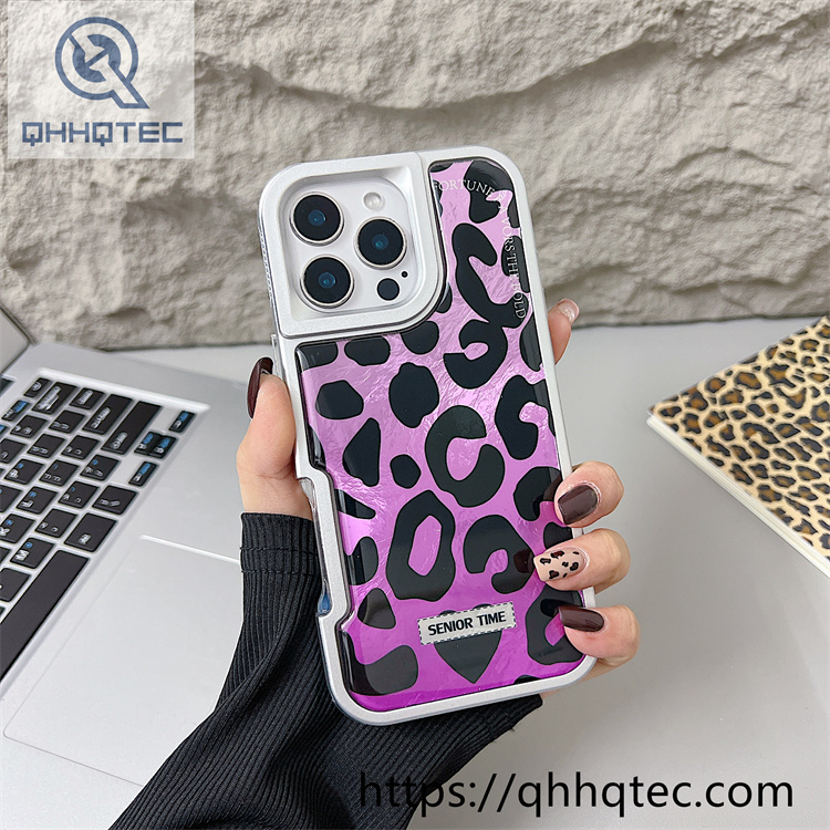 leopard 2 in 1 bright dripping case