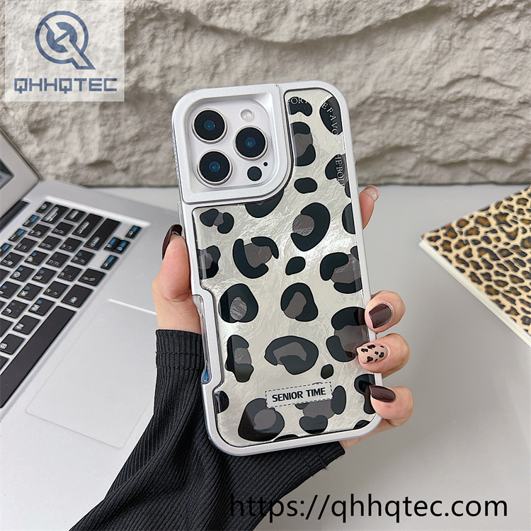 leopard 2 in 1 bright dripping case