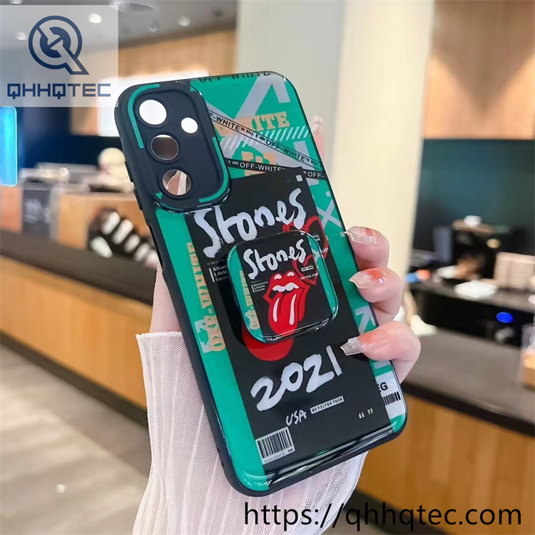 cool anime style phone case with support