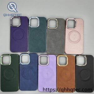 flannel patch electroplate frame magsafe case