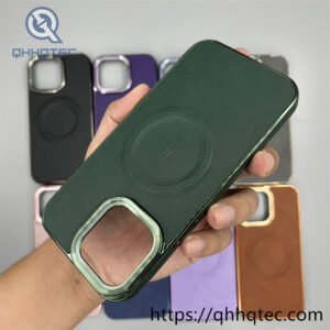 flannel patch electroplate frame magsafe case