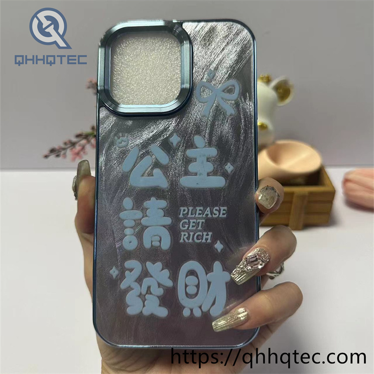 electroplate colorful painting case