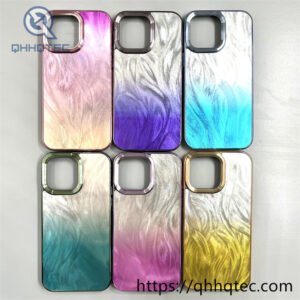 electroplate colorful painting case