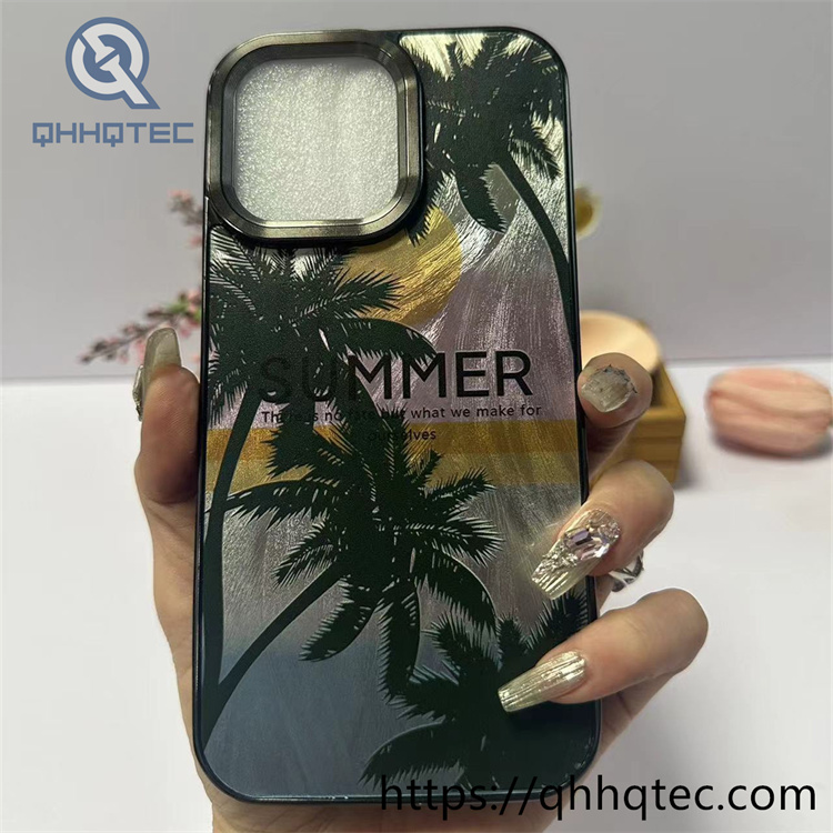 electroplate colorful painting case