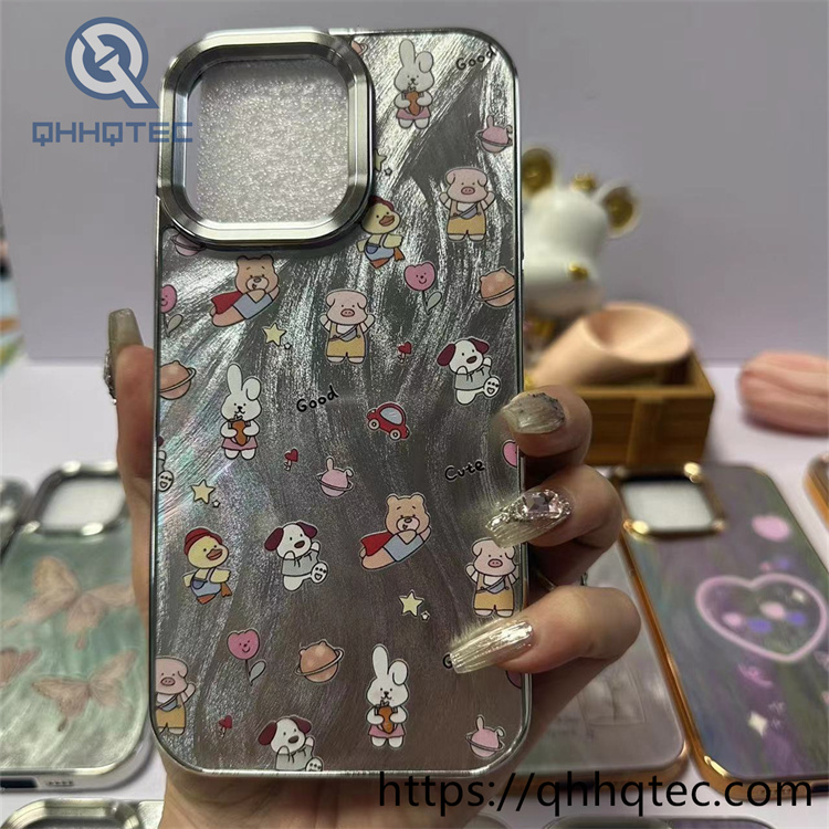 electroplate colorful painting case
