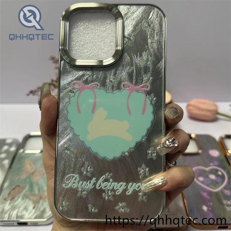 electroplate colorful painting case