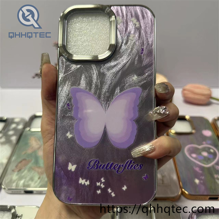 electroplate colorful painting case