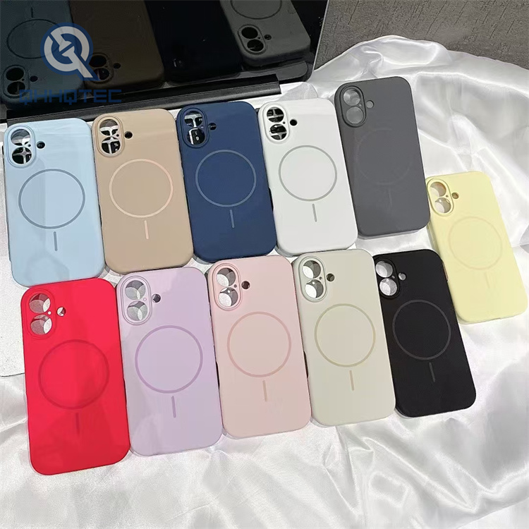 funda magnética silicona líquida iphone 16