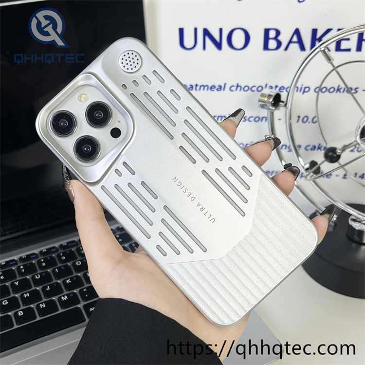 skin texture heat dissipating phone case