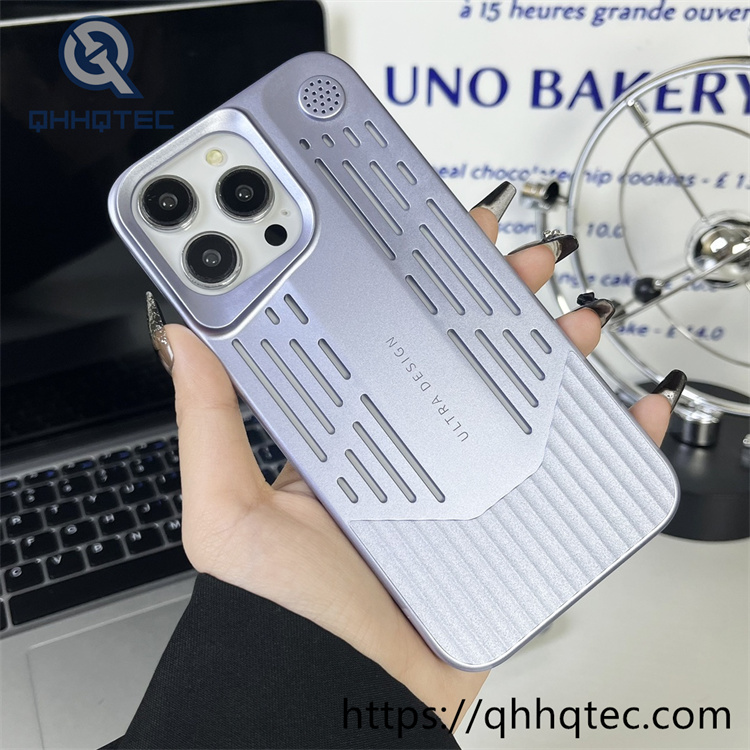 skin texture heat dissipating phone case