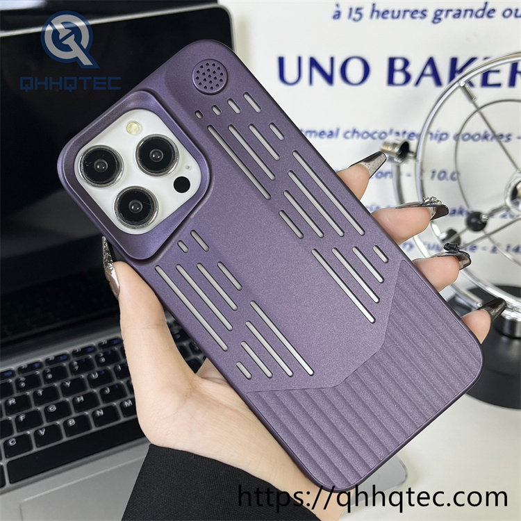 skin texture heat dissipating phone case