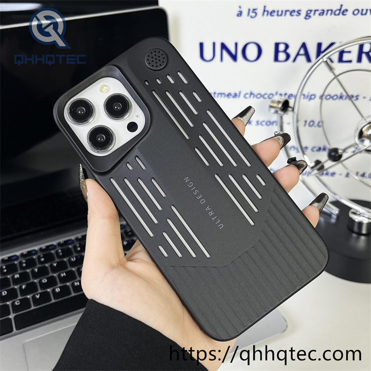 skin texture heat dissipating phone case