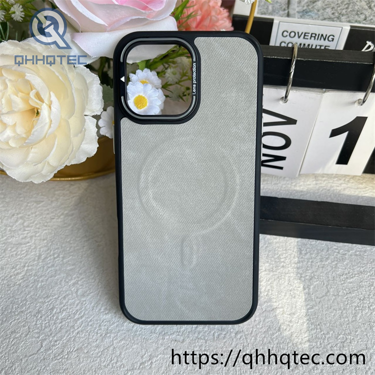 denim texture magsafe pop case