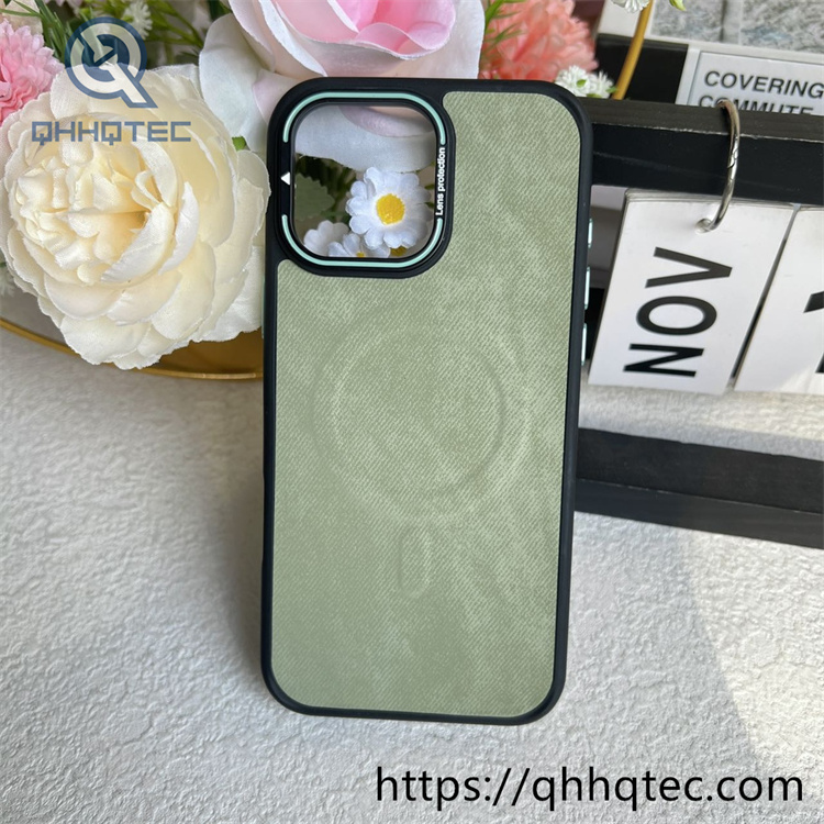 denim texture magsafe pop case