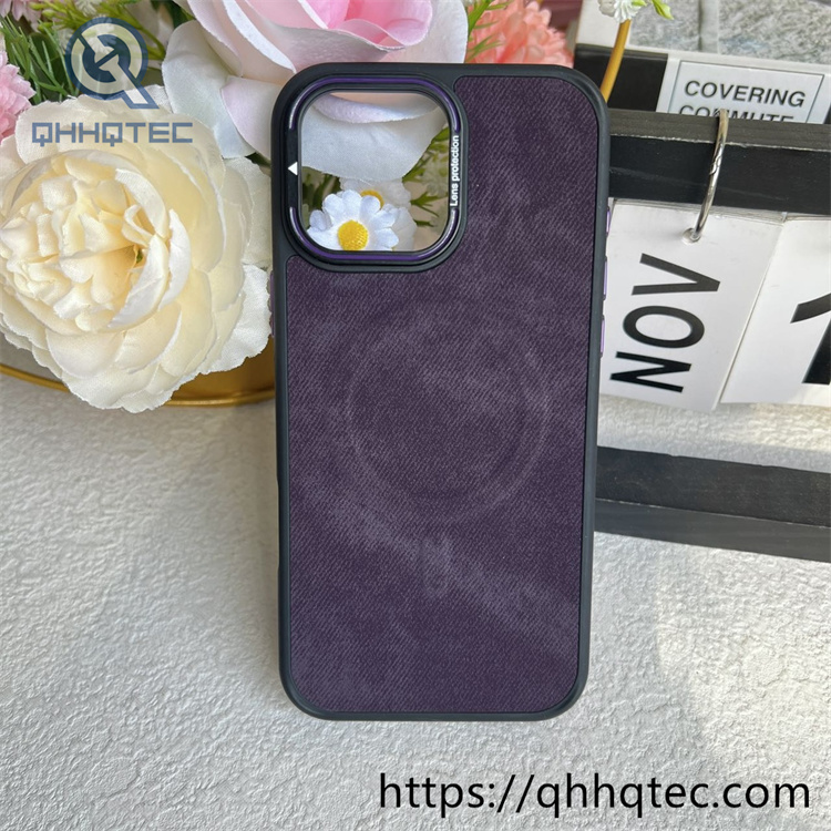 denim texture magsafe pop case