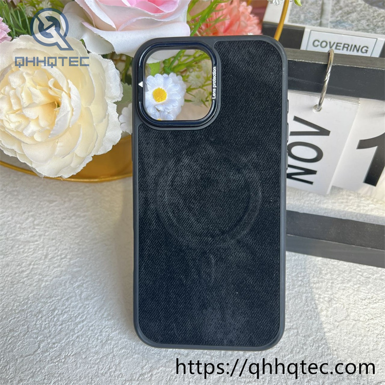 denim texture magsafe pop case