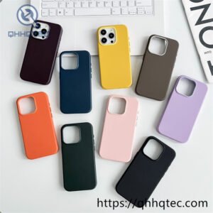 skin texture leather phone cover