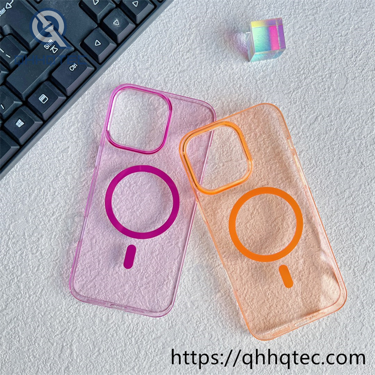 colors high transparent magsafe case
