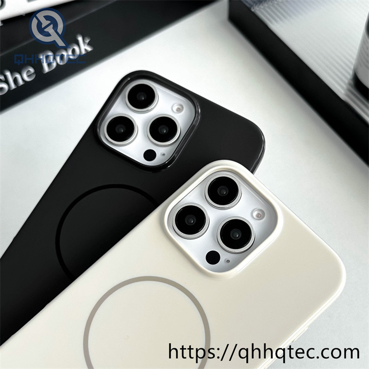 texture velvet magsafe case