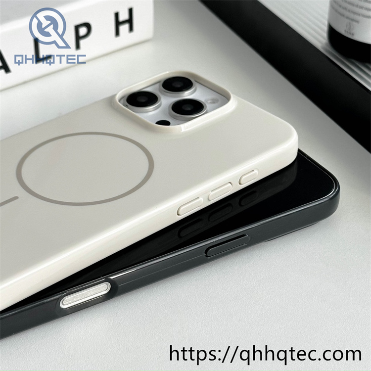 texture velvet magsafe case