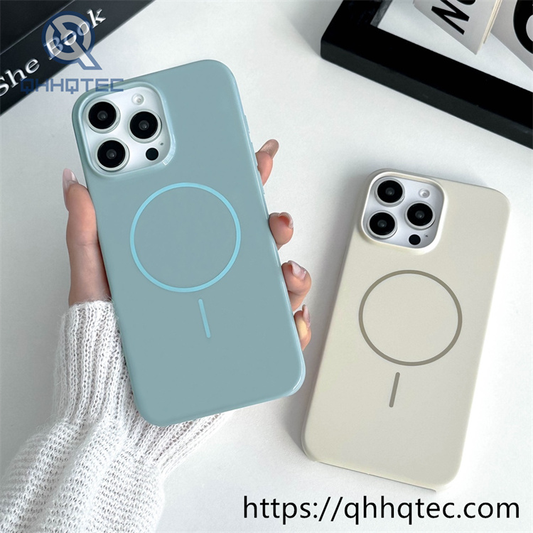 texture velvet magsafe case