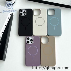 textured velvet magsafe case