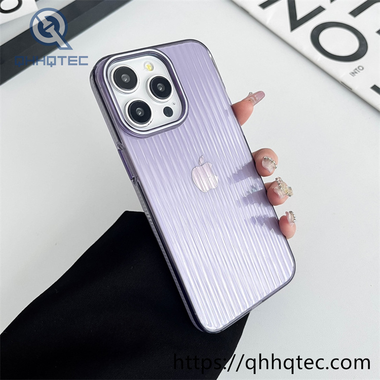 transparent anti fall design texture design case