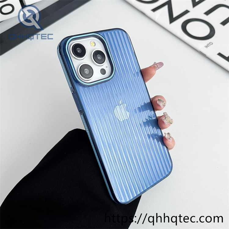 transparent anti fall texture design case