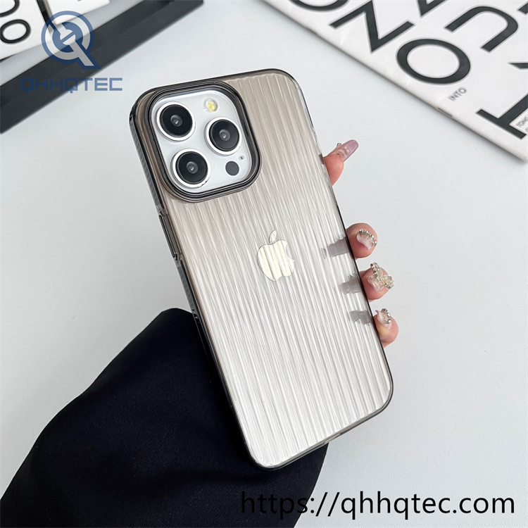 transparent anti fall design texture design case