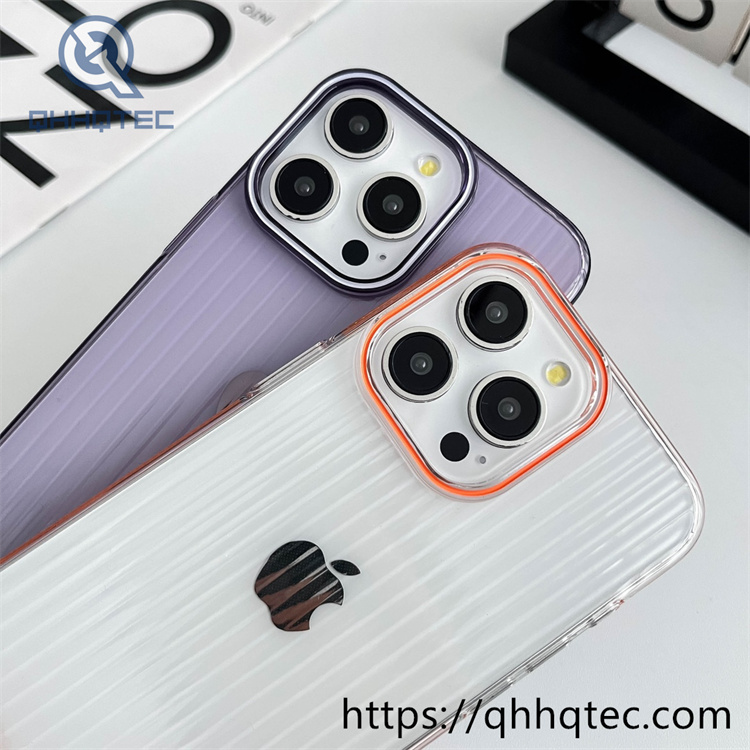 transparent anti fall design texture design case