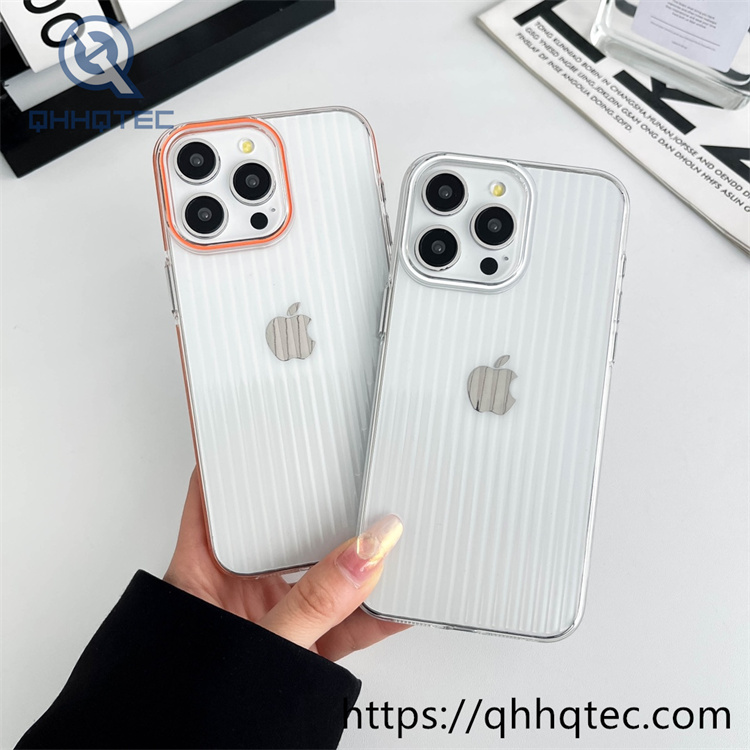 transparent anti fall design texture design case