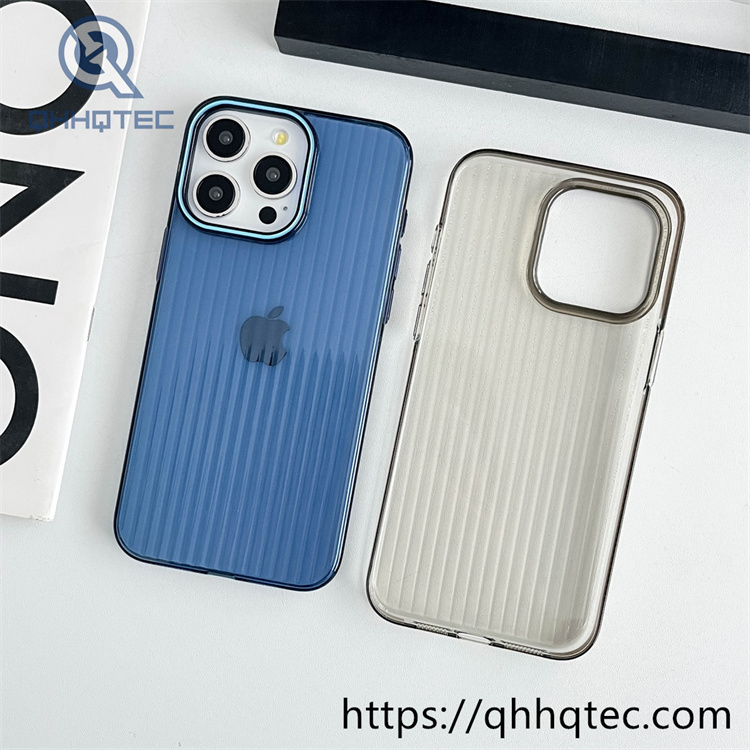 transparent anti fall design texture design case