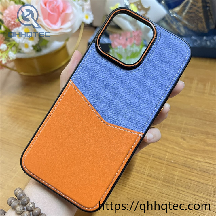 contrast color cool new design card holder phone case