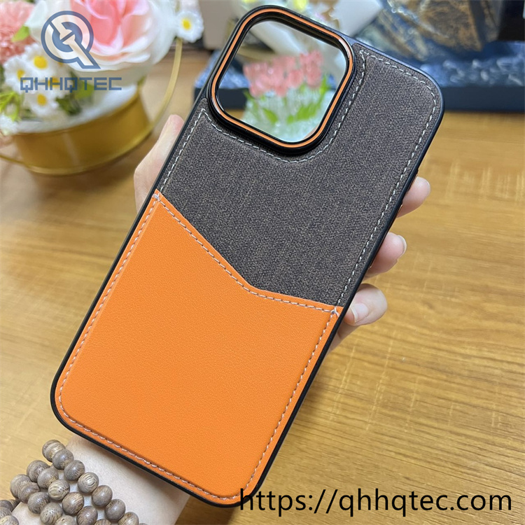contrast color cool new design card holder phone case