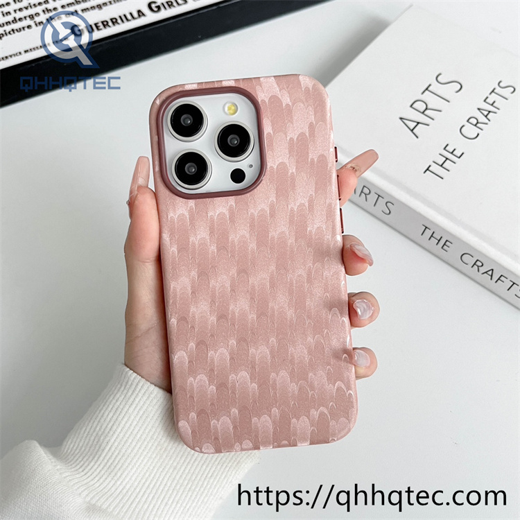 peacock pattern leather magnetic high end luxury mobile phone case