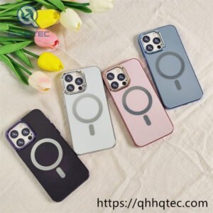 streamer side heat dissipation magnetic luxury mobile phone case