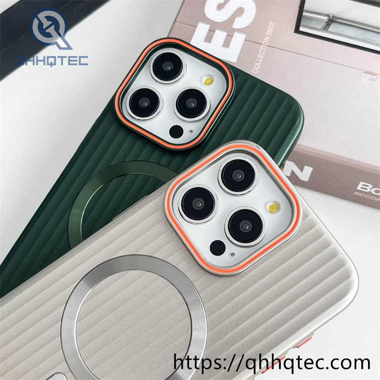 magnetic cd texture new design phone case for iphone 16