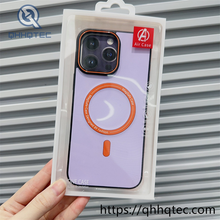 contrast color magnetic new design mobile phone case for iphone