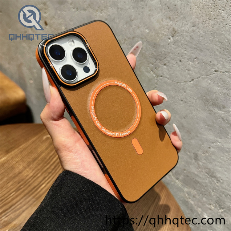 contrast color magnetic new design mobile phone case for iphone