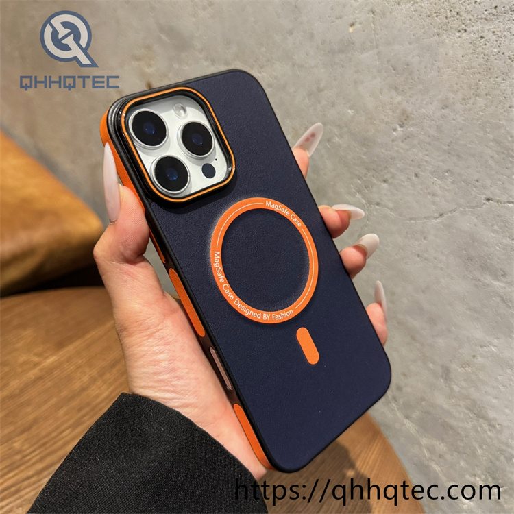 contrast color magnetic new design mobile phone case for iphone